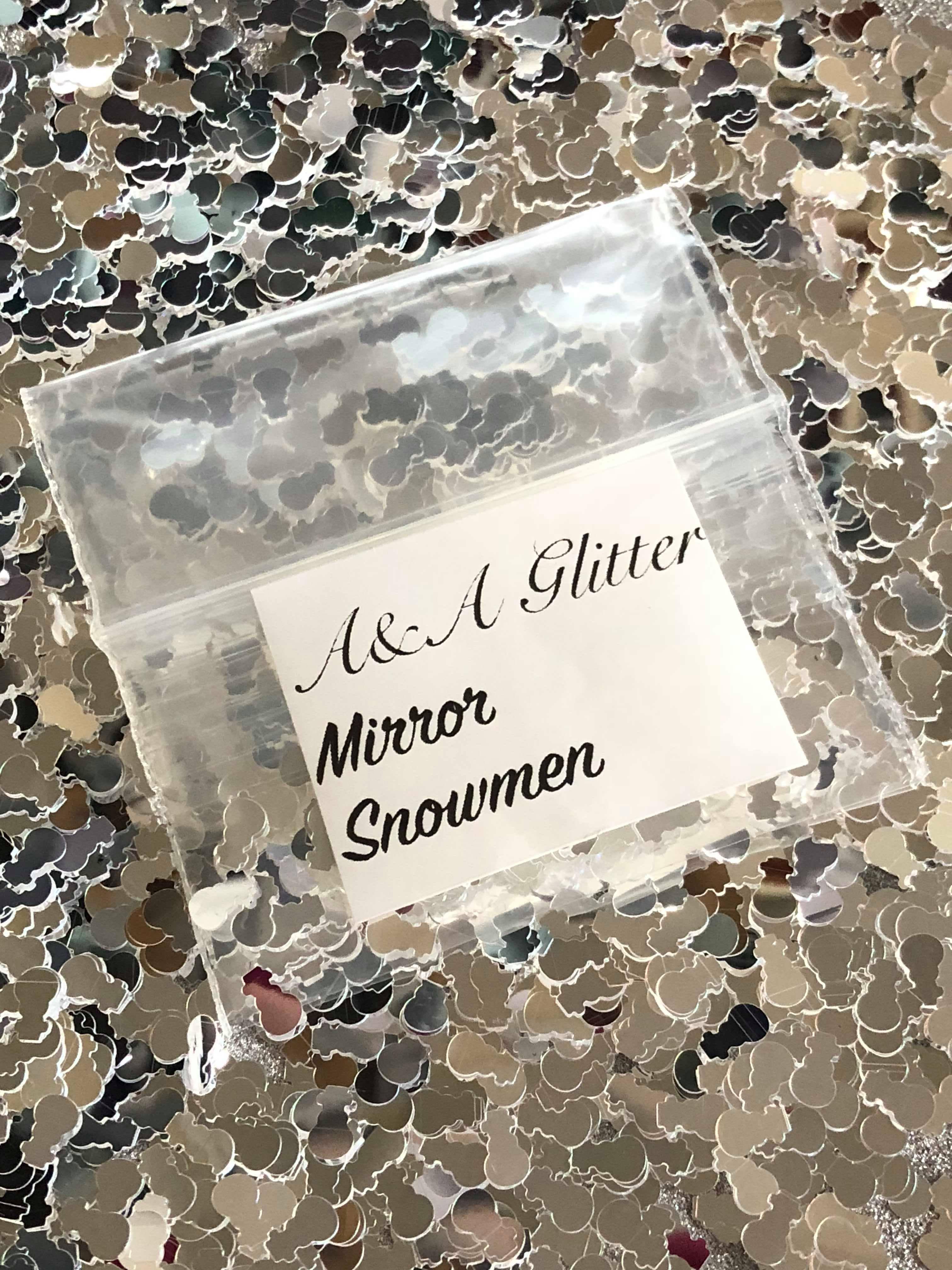 Mirror Snowmen - A&A Glitter