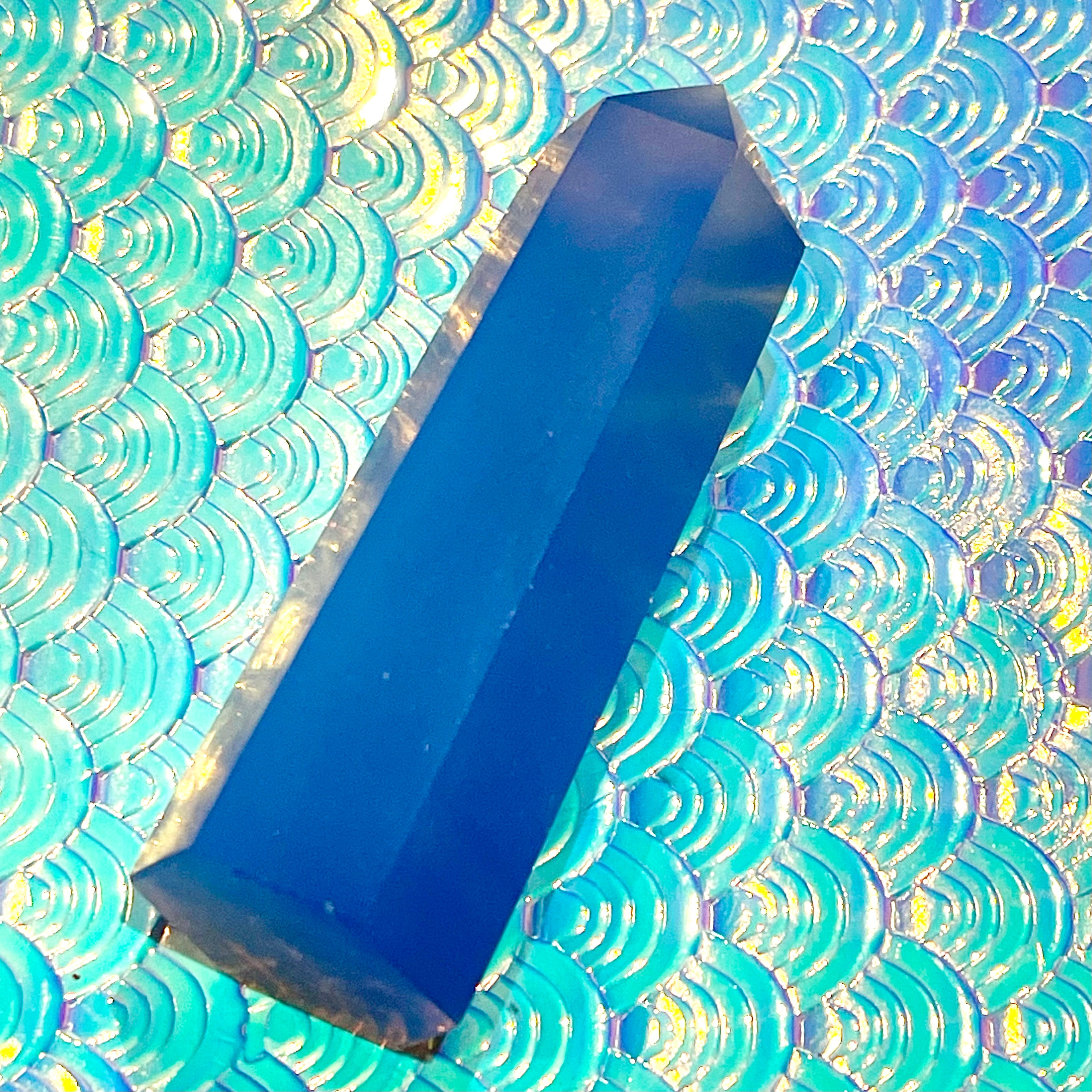 Blue Opal Tower Healing Crystal