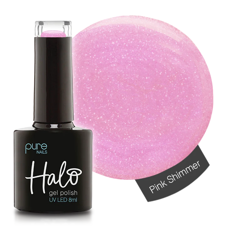 Halo Gel Polish 8ml Pink Shimmer