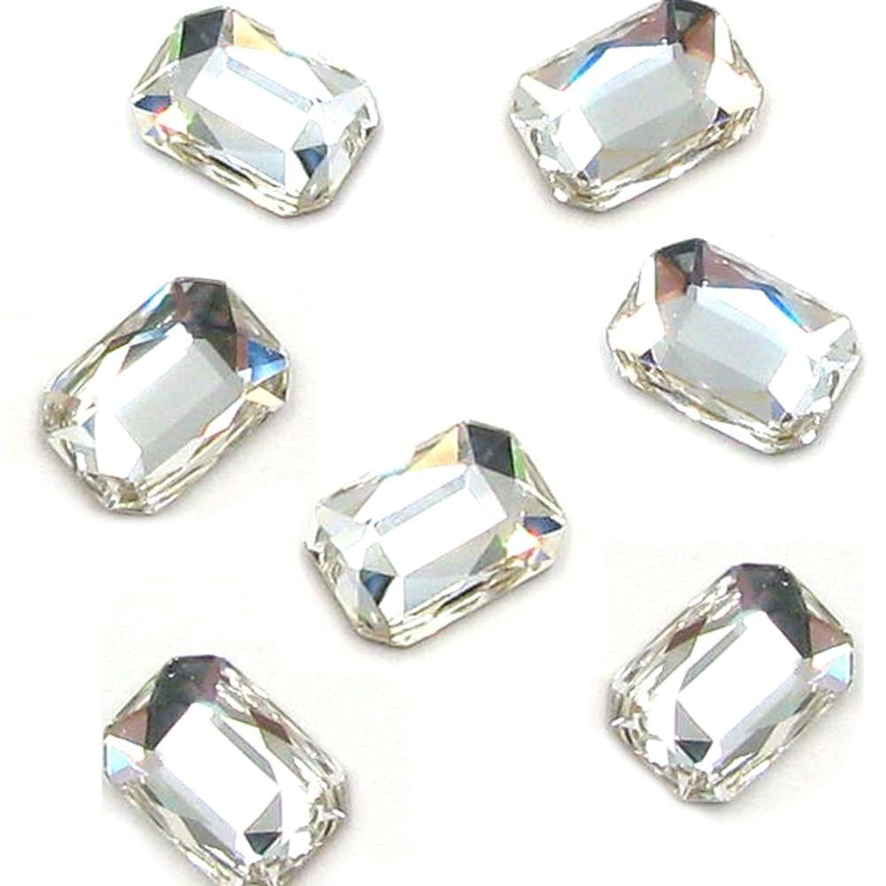 Swarovski® Emerald Cut - Clear/Crystal