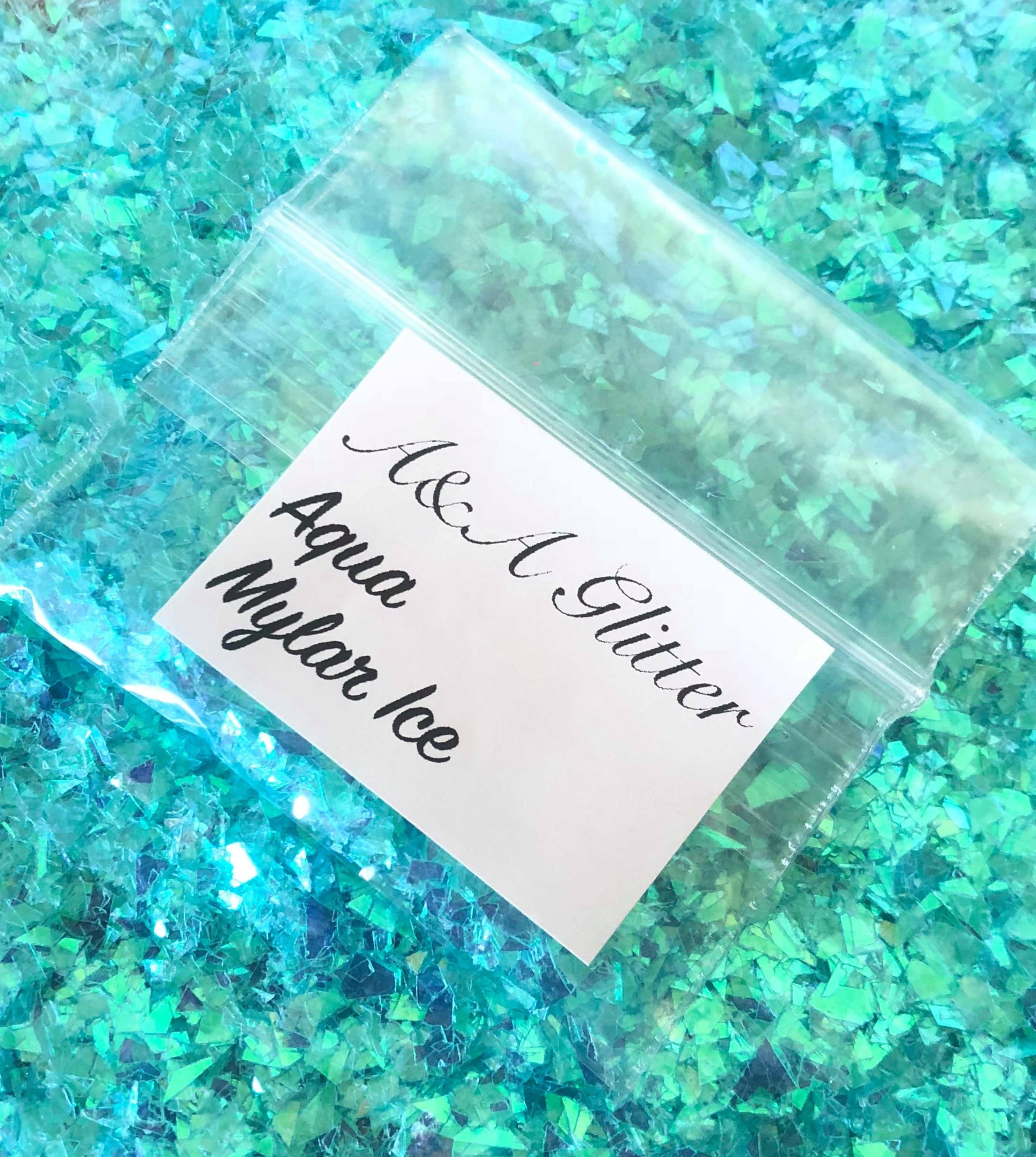 Mylar Ice Aqua - A&A Glitter