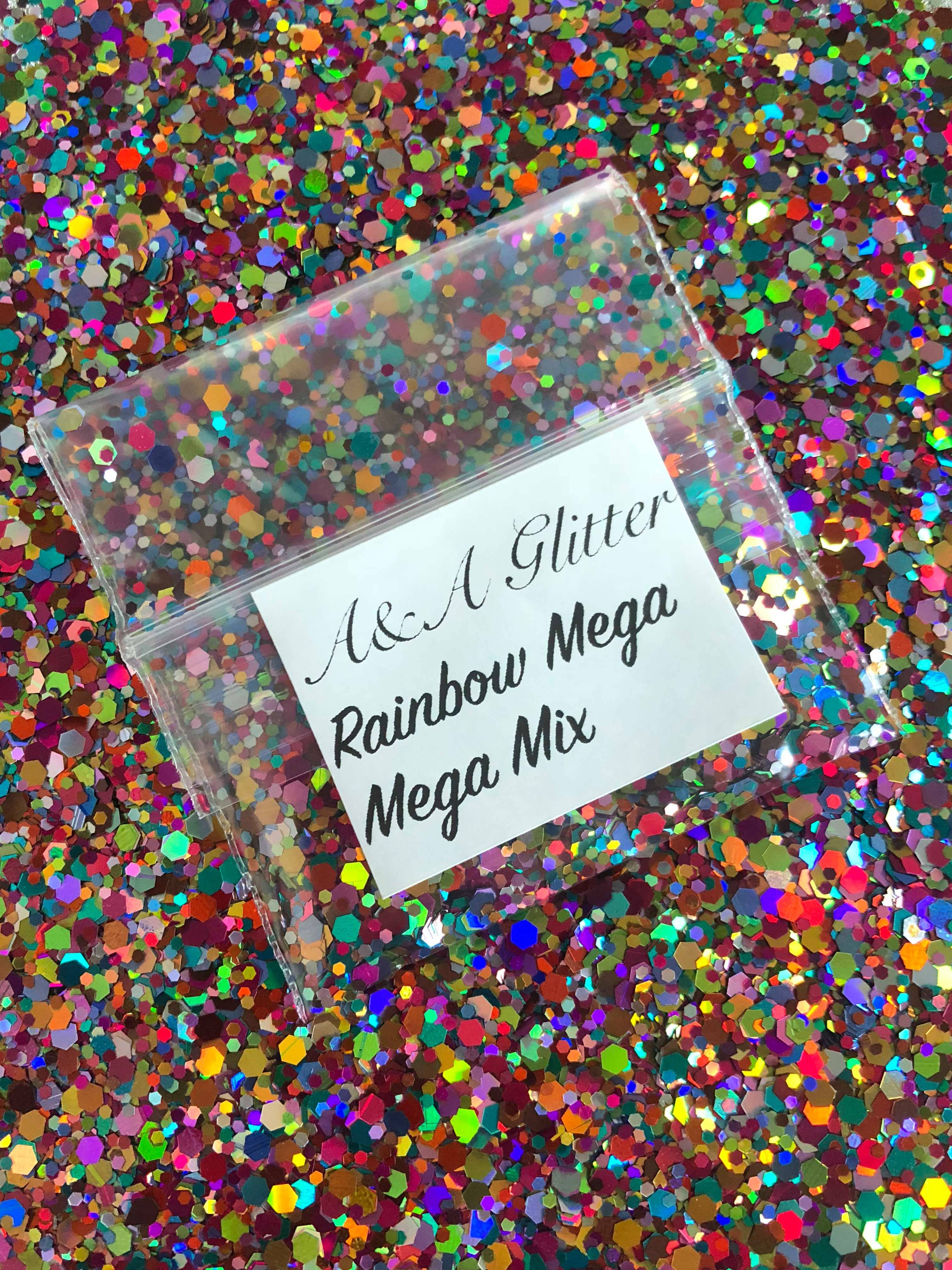 Holo Rainbow Mega Mix - A&A Glitter
