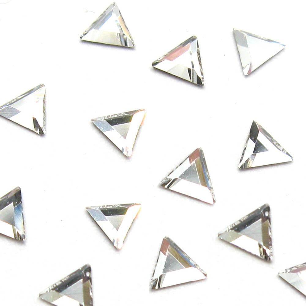 Swarovski® Triangles - Clear/Crystal - 16Pcs