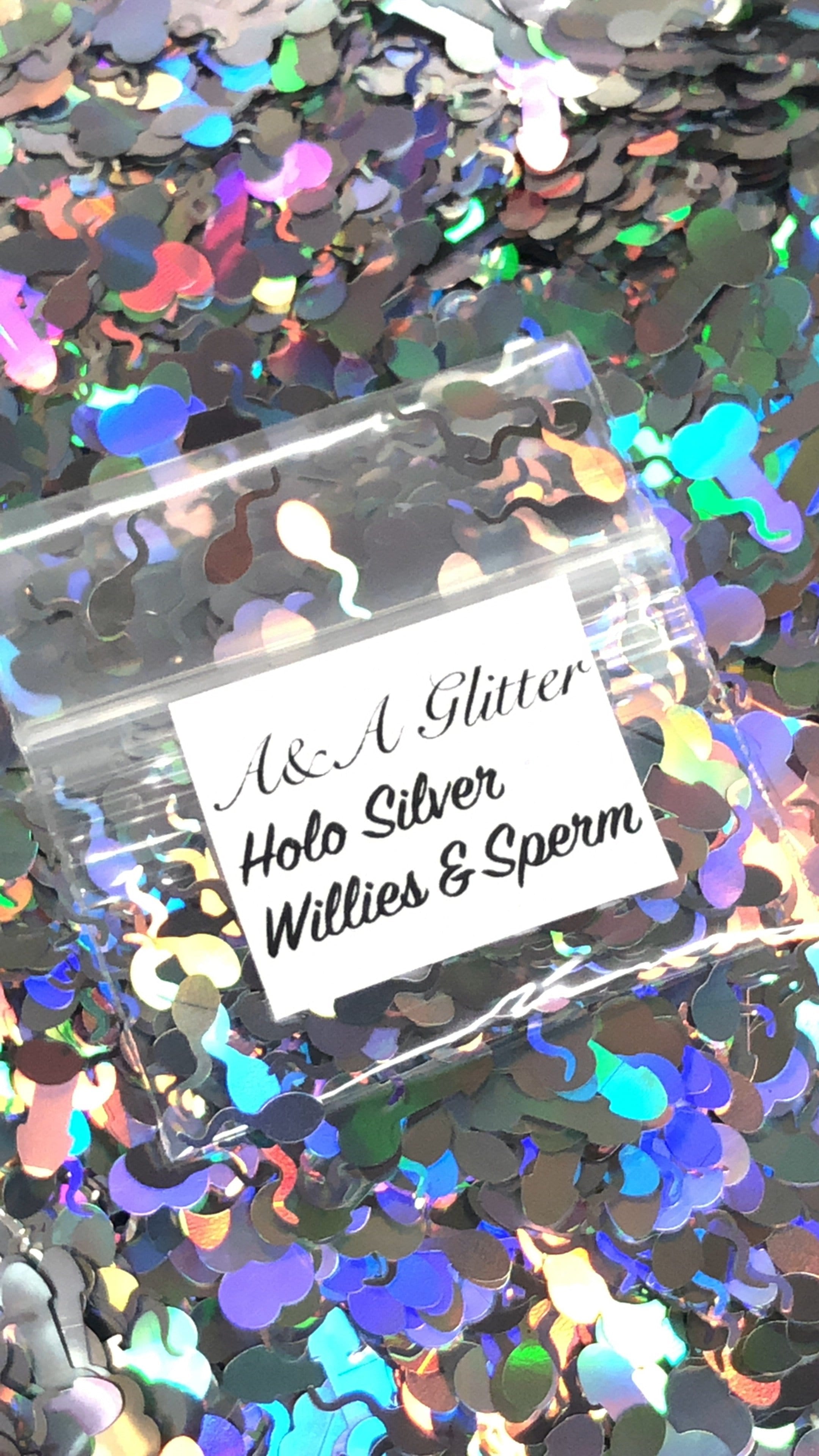Holo Silver Willies & Sperm
