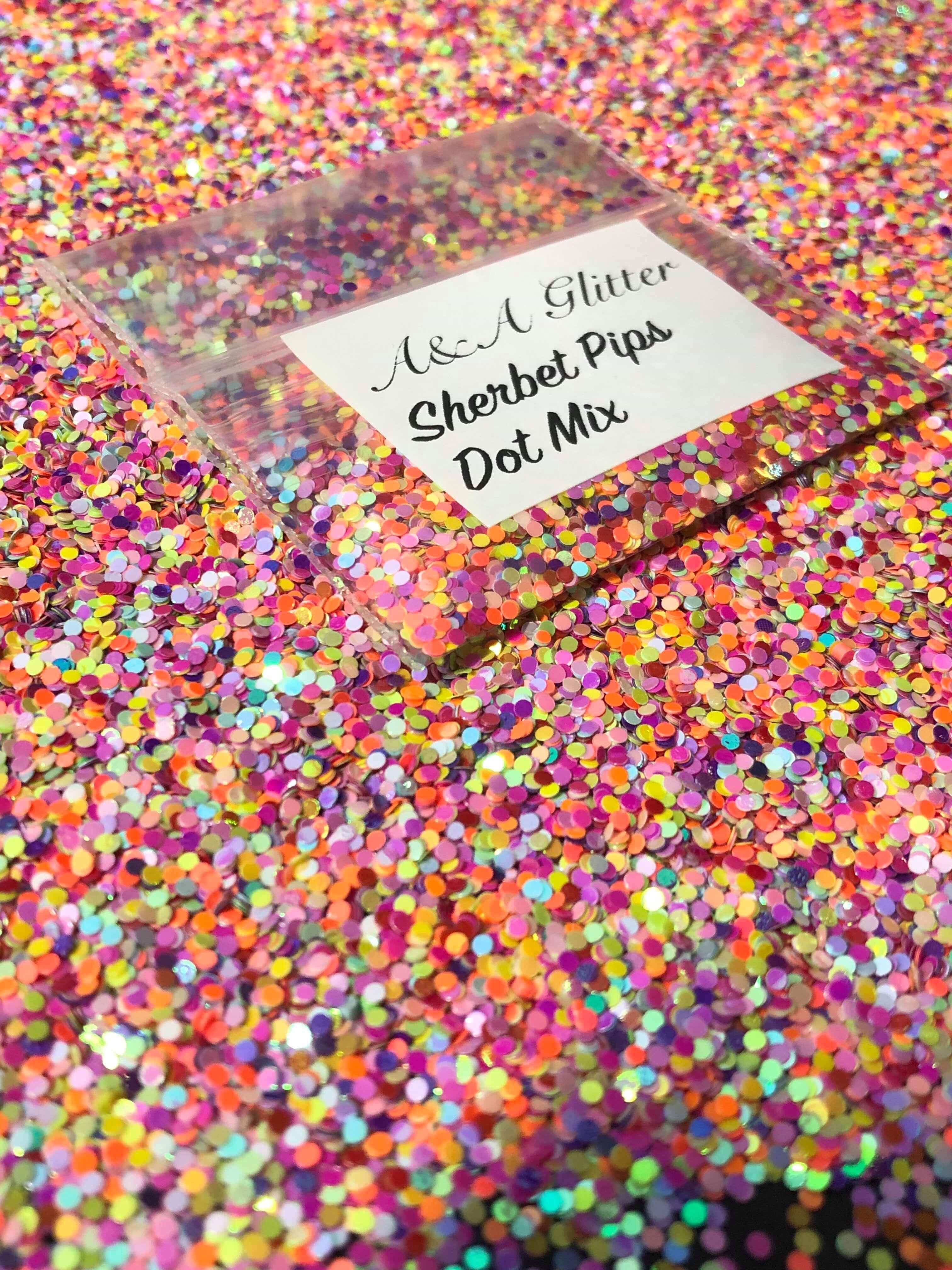 Sherbet Pips Dot Mix - A&A Glitter