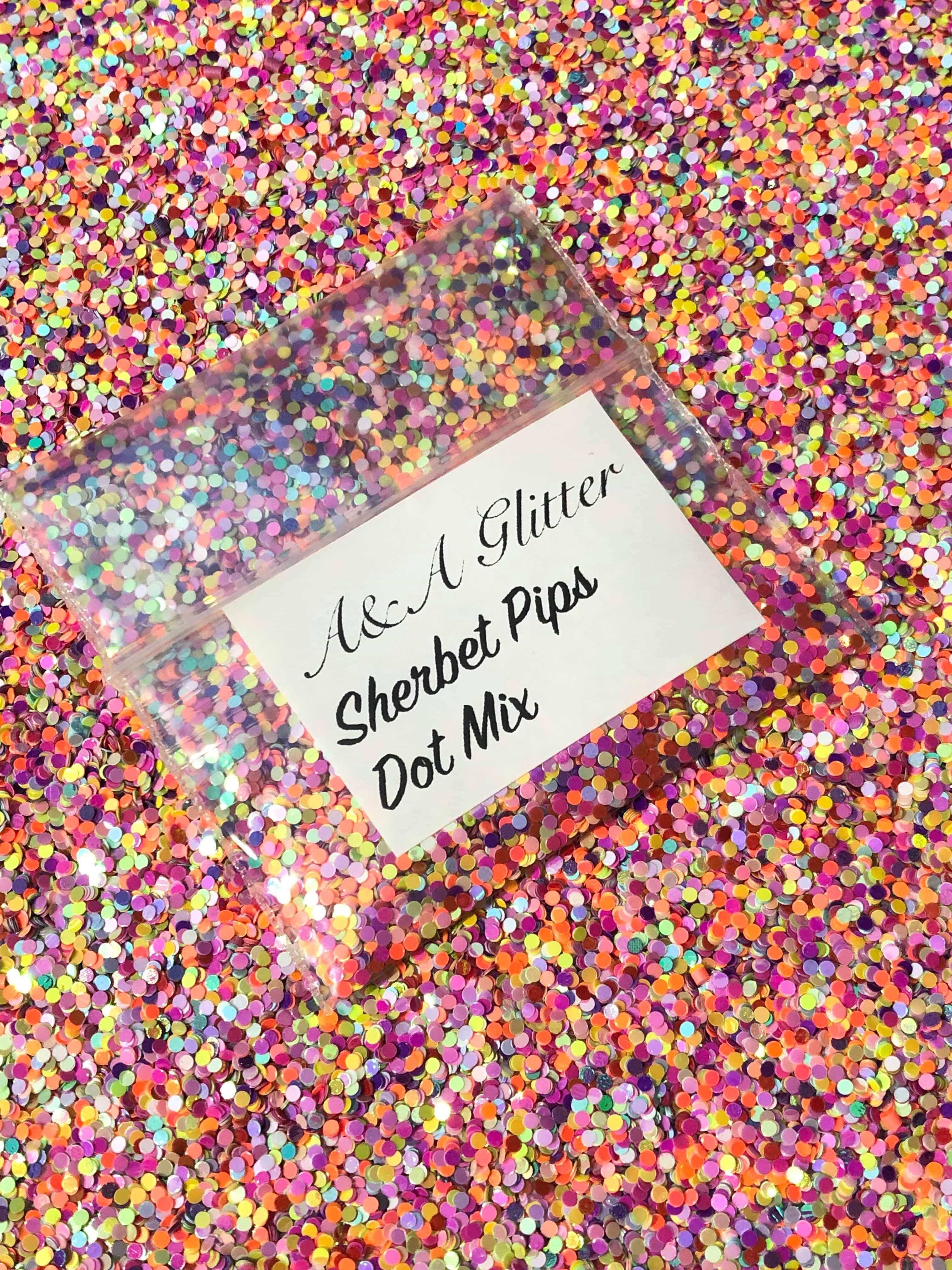 Sherbet Pips Dot Mix - A&A Glitter